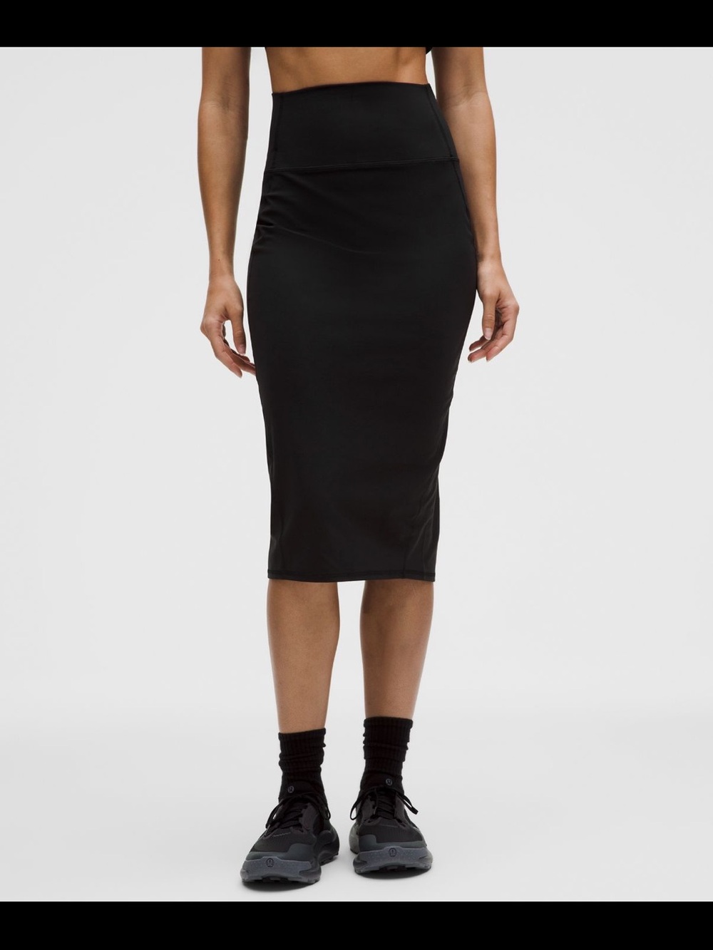 lululemon athletica Black High-Rise Pencil Skirt